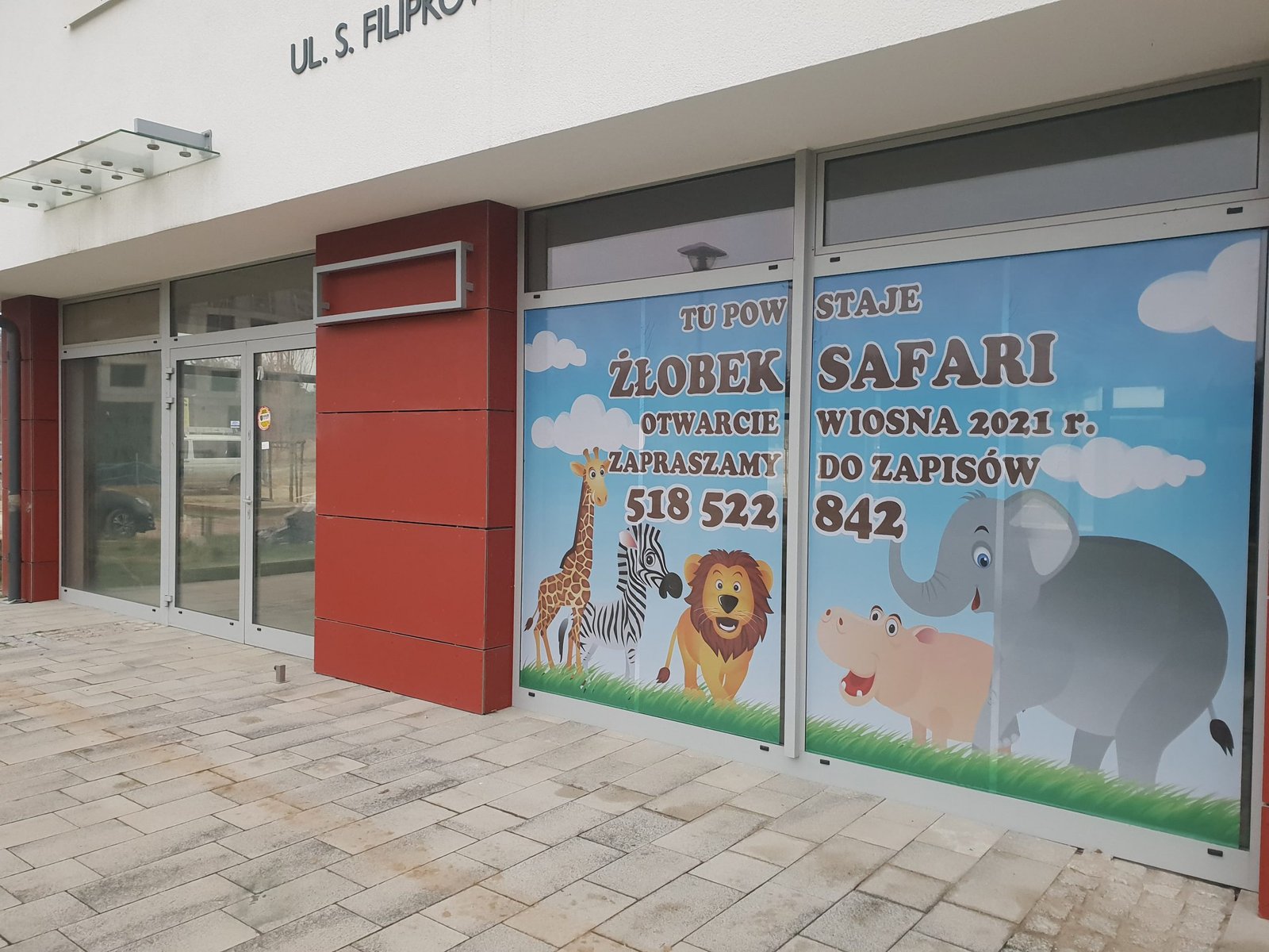 Budynek Żłobka w Gdyni z zewnątrz